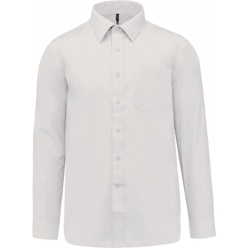 Kariban K545 pánská košile s dlouhým rukávem bílá S