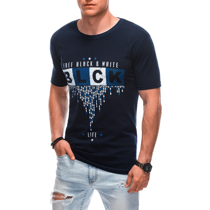 Edoti Men's printed t-shirt