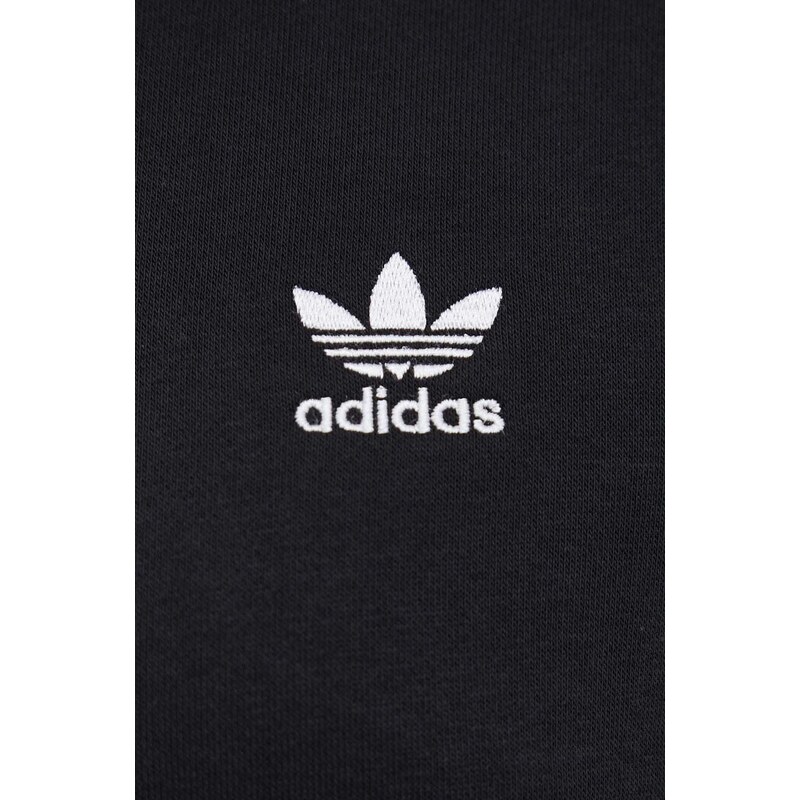 Mikina adidas Originals pánská, černá barva, s kapucí, s aplikací, IM4522