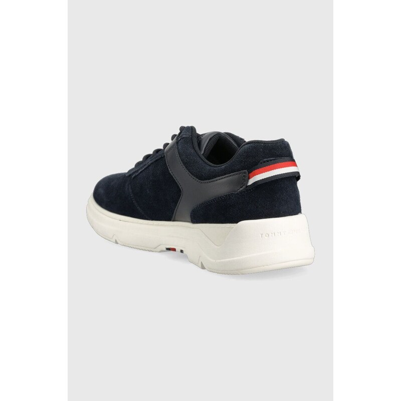 Semišové sneakers boty Tommy Hilfiger CORE HILFIGER SUEDE tmavomodrá barva, FM0FM04592