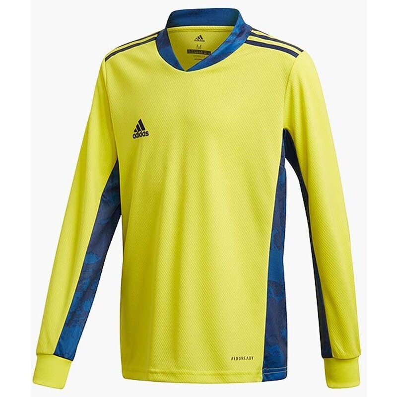 Dětské tričko s dlouhým rukávem adidas AdiPro 20 GK žlutá barva