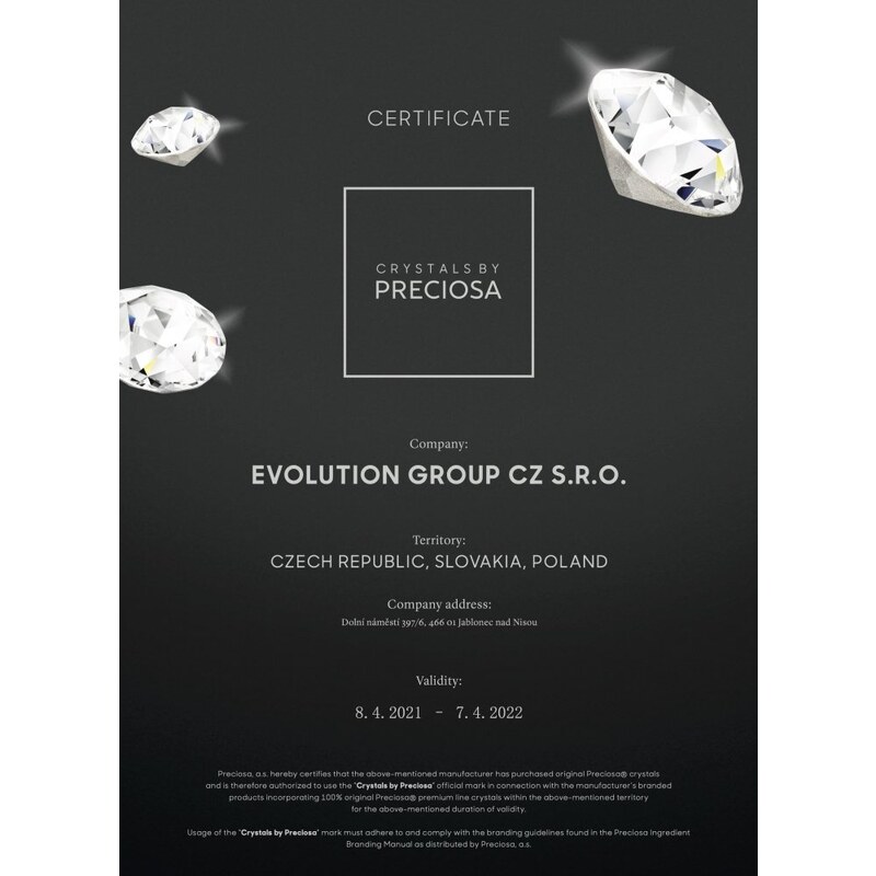 Evolution Group Stříbrný náramek se syntetickým opálem a krystaly Preciosa bílý čtverec 33047.1 white
