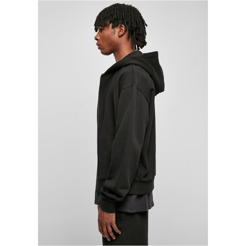 URBAN CLASSICS Ultra Heavy Zip Hoody - black