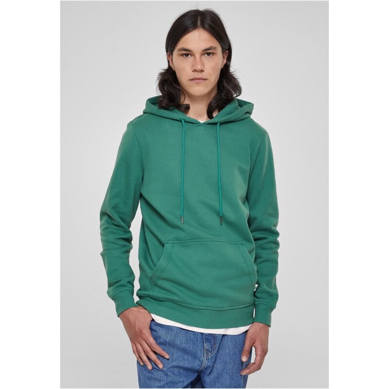 URBAN CLASSICS Organic Basic Hoody - leaf
