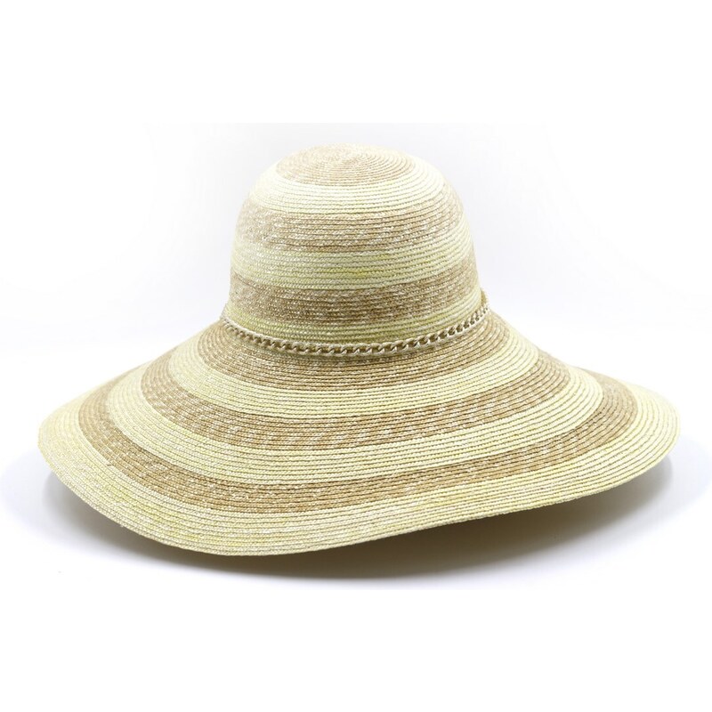Dámský slaměný klobouk s velkou krempou - Marone
