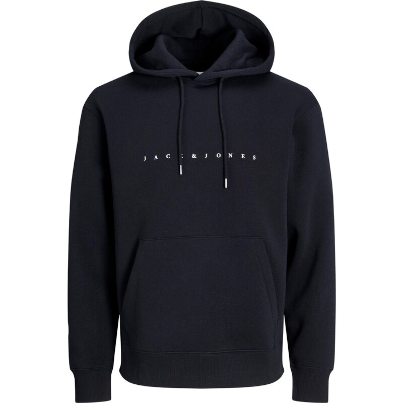 JACK & JONES Mikina JJEStar černá / bílá