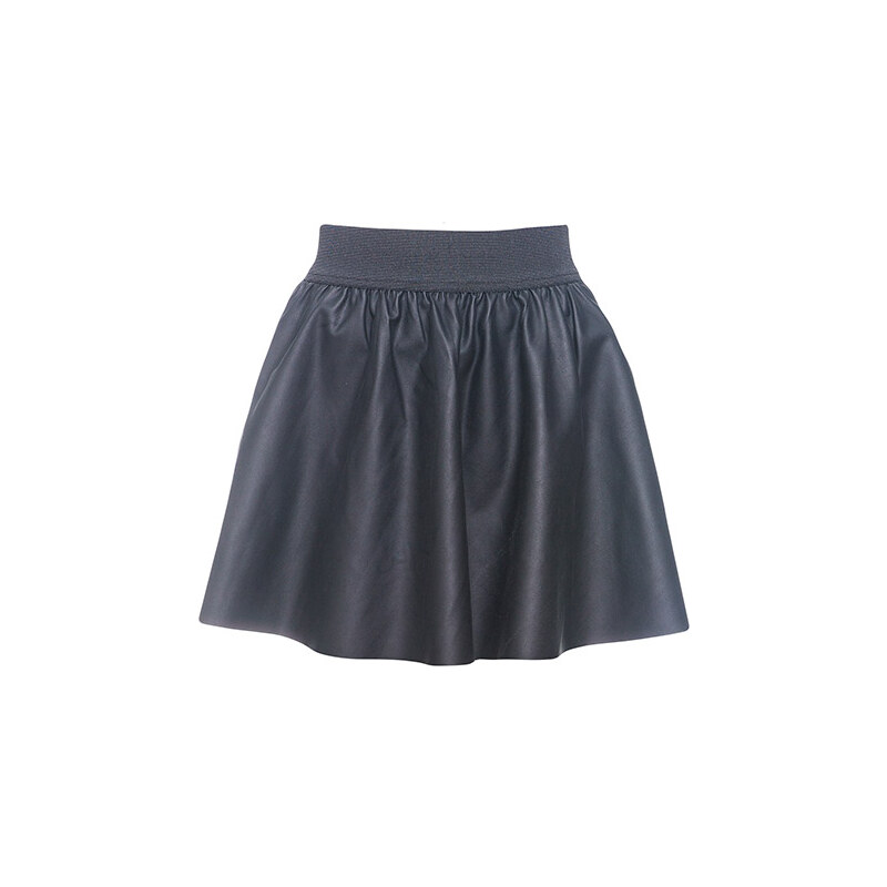 Terranova Faux leather flared skirt