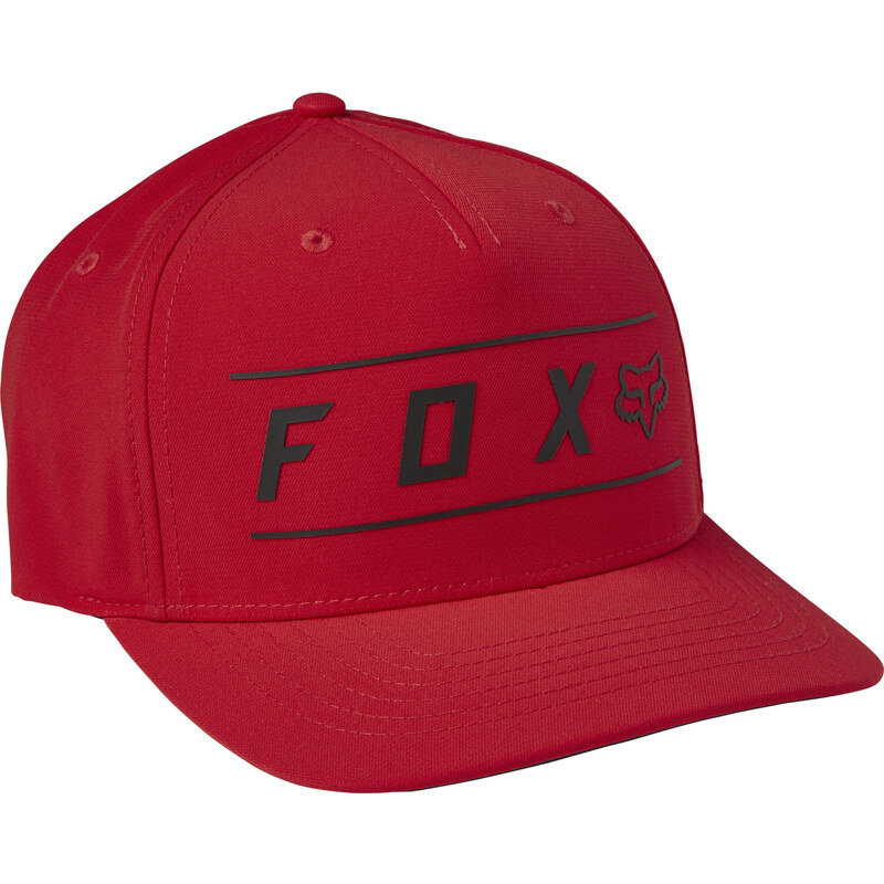 FOX kšiltovka PINNACLE TECH Flexfit flame red