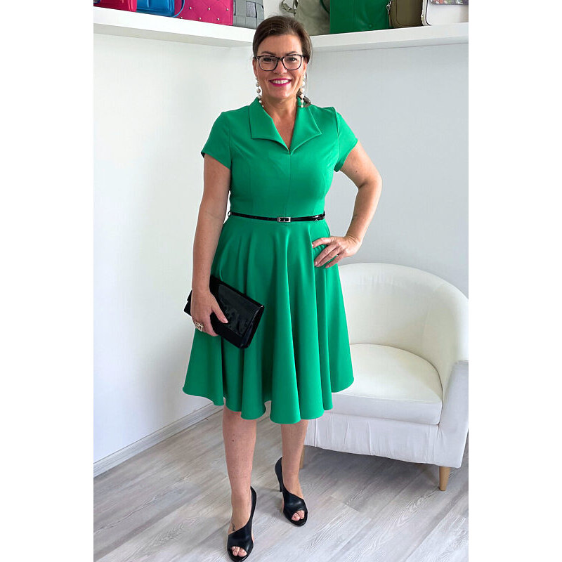 BS Zelené šaty Perky
