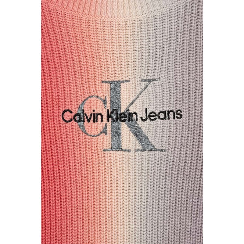 Dětský bavlněný svetr Calvin Klein Jeans
