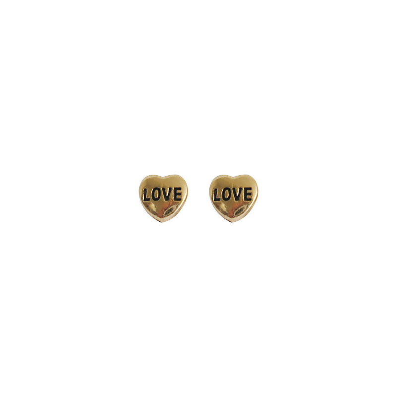 LightInTheBox Lovely Gold Plated with Gold Heart Earrings