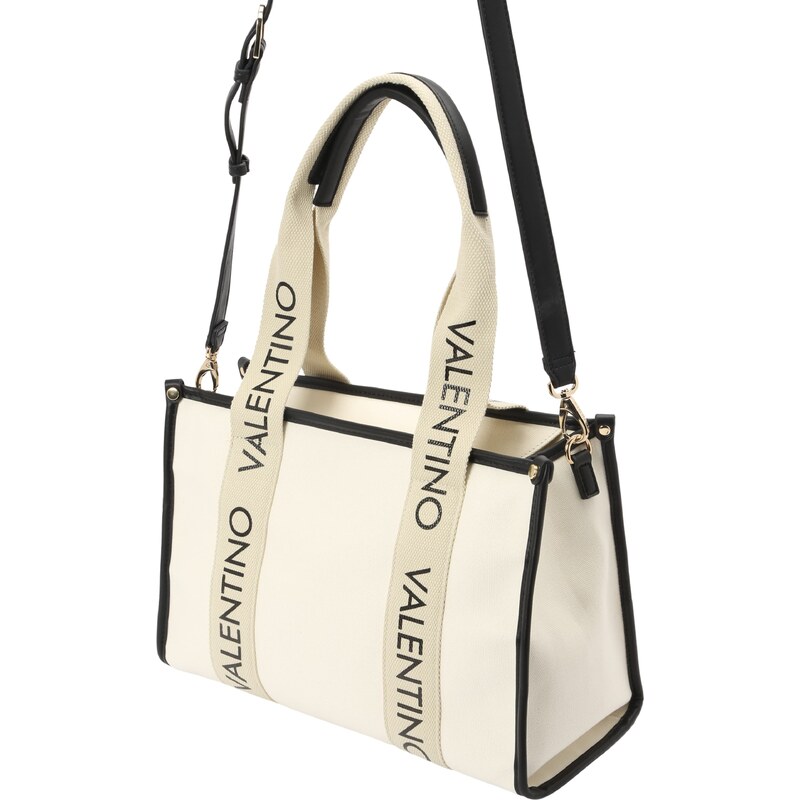 VALENTINO Kabelka Candle starobéžová / černá / offwhite 83509762