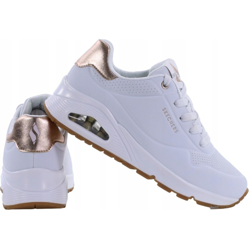 Skechers uno - golden air WHITE