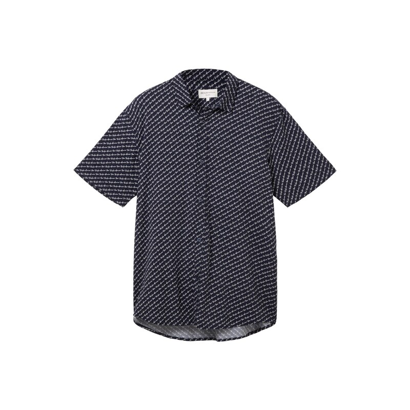TOM TAILOR DENIM Košile námořnická modř / bílá