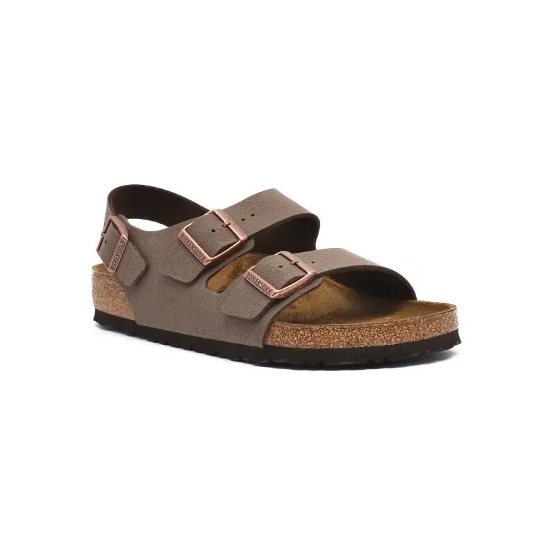 Birkenstock Sandály Milano s přídavkem kůže