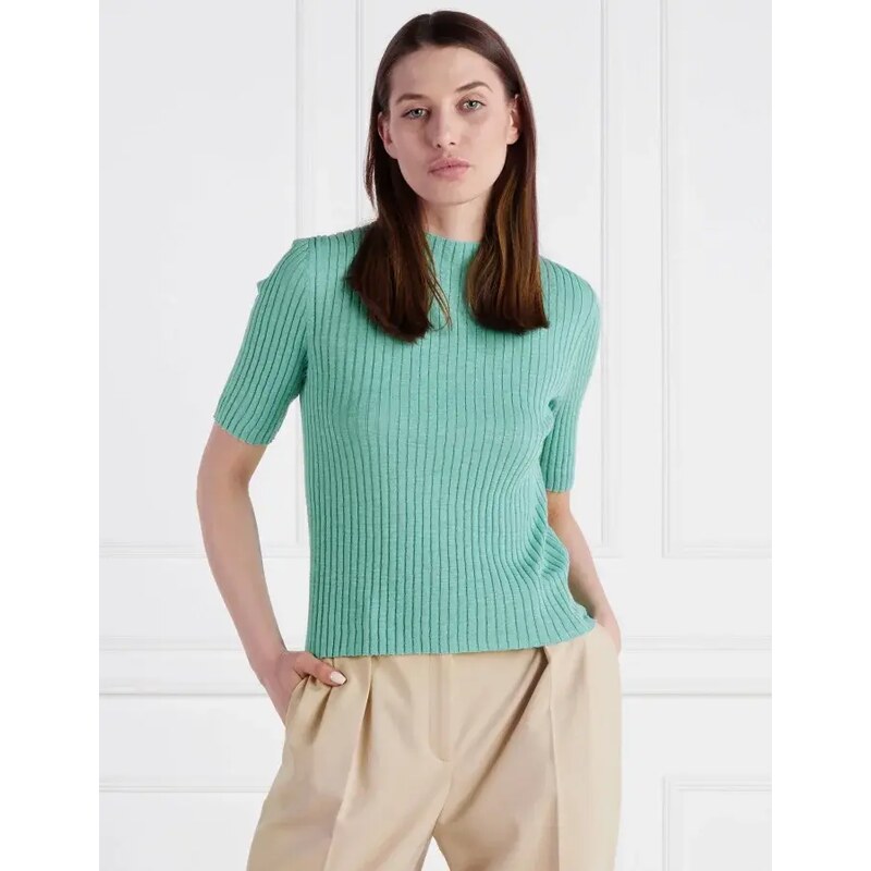 Marc O' Polo Svetr Pullover cropped | Regular Fit přidáním lnu