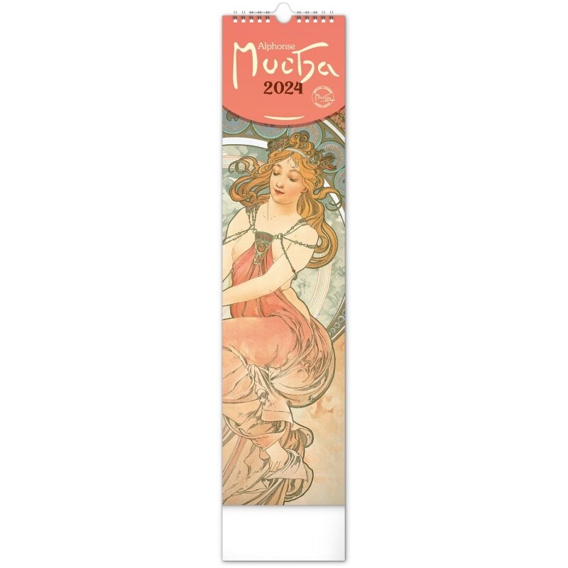 PRESCO GROUP, a.s. Nástěnný kalendář Alfons Mucha - vázanka 2024 PGN-32462-L-24