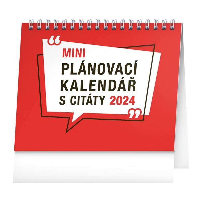 PRESCO GROUP, a.s. Stolní kalendář Plánovací s citáty 2024 PGS-32576-24
