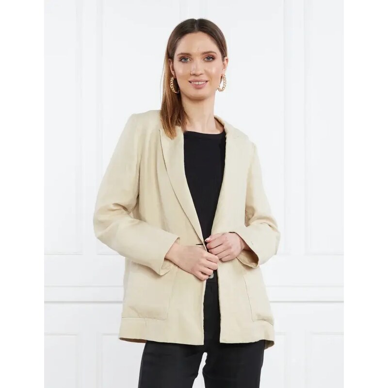 Tommy Hilfiger Lněná sako CASUAL LINEN SB BLAZER | Regular Fit