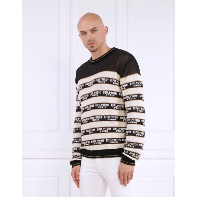 Balmain Svetr | Regular Fit | s příměsí vlny