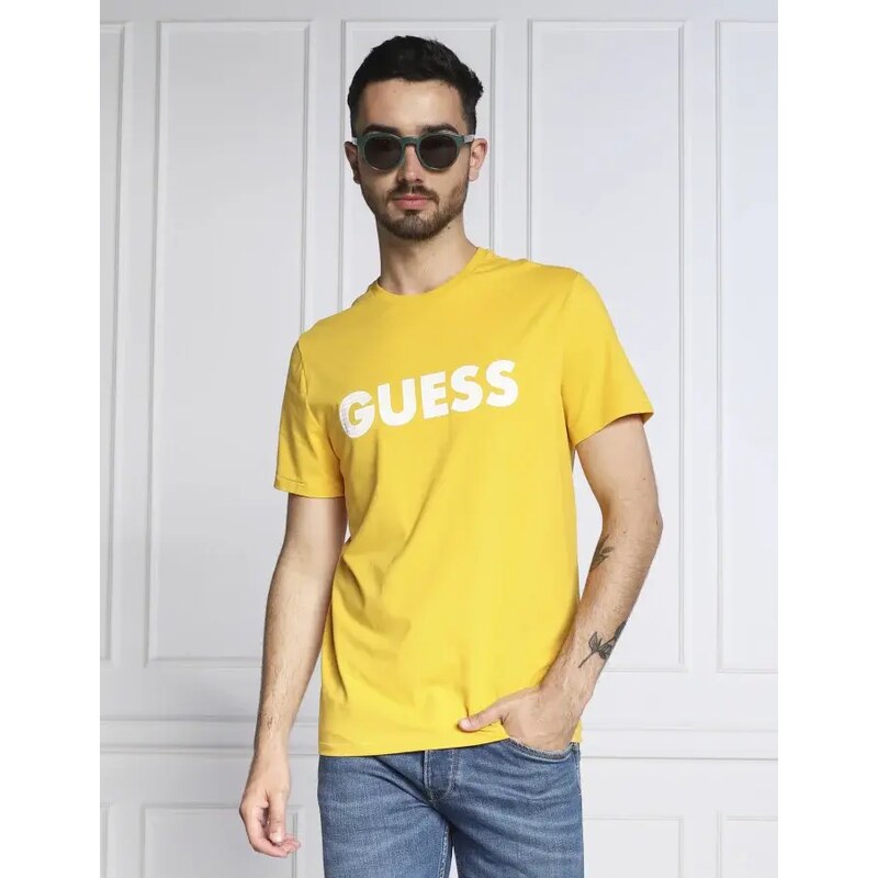 GUESS Tričko LABYRINTH | Slim Fit