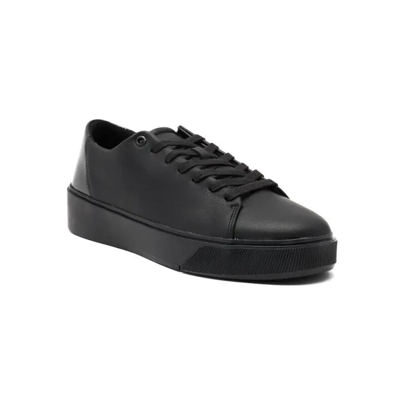 Calvin Klein Kůžoné tenisky LOW TOP LACE UP