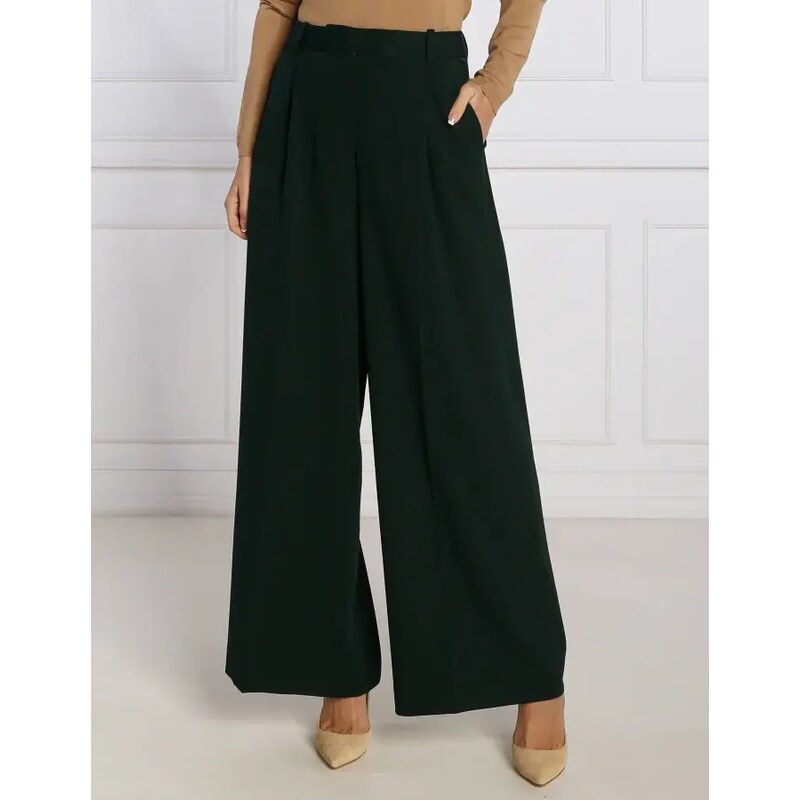 Tommy Hilfiger Kalhoty COLOURED PLEATED WIDE LEG PANT | flare fit