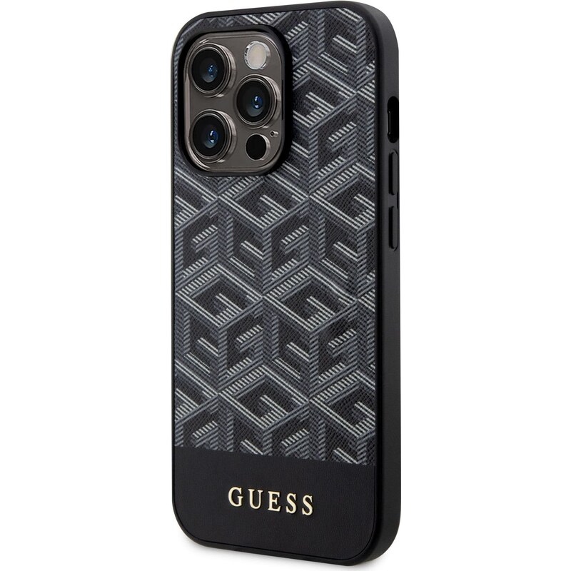 Ochranný kryt pro iPhone 14 Pro - Guess, G Cube MagSafe Black