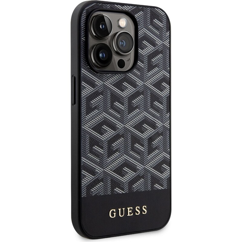 Ochranný kryt pro iPhone 14 Pro MAX - Guess, G Cube MagSafe Black