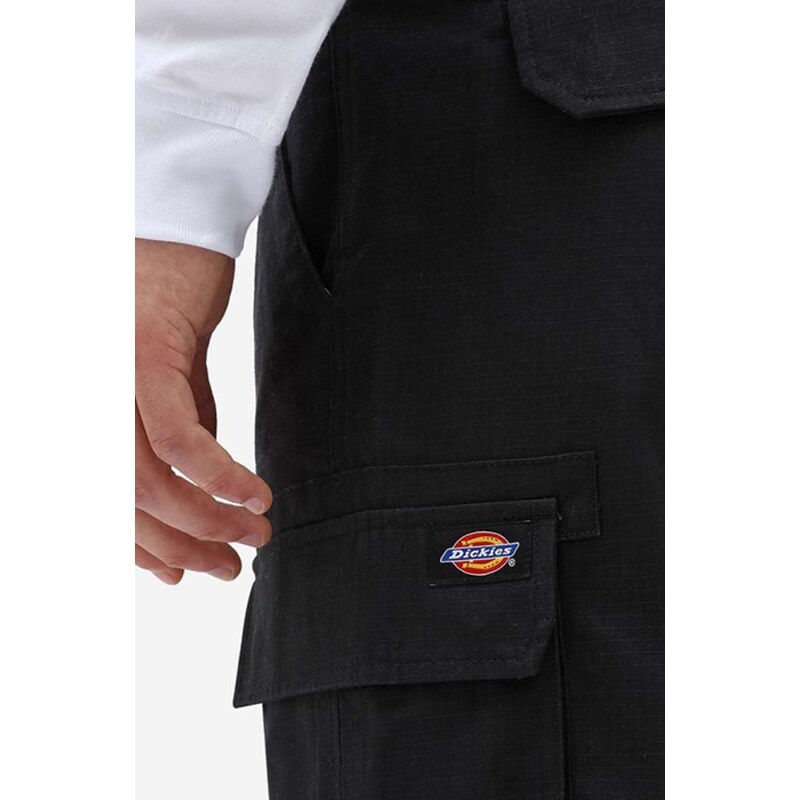 Bavlněné kalhoty Dickies černá barva, ve střihu cargo, DK0A4XDUBLK-BLACK