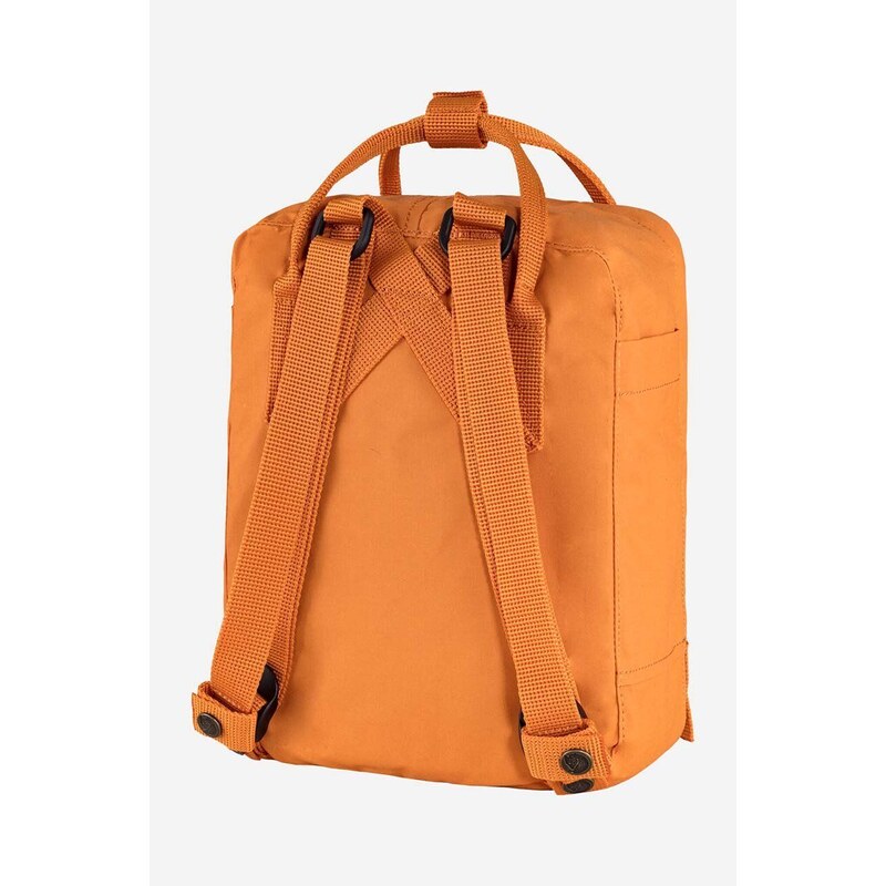 Batoh Fjallraven Kanken Mini oranžová barva, malý, s aplikací, F23561.206-206