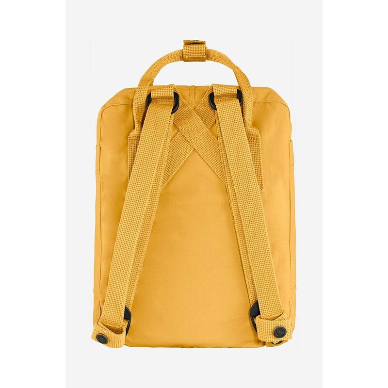 Batoh Fjallraven Kanken Mini žlutá barva, malý, s aplikací, F23561.160-160
