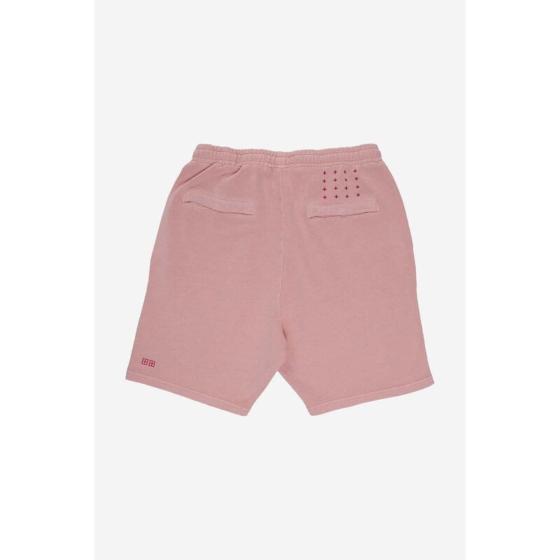 Bavlněné šortky KSUBI 4x4 Trak Short Quartz růžová barva, MSP23WA013-PINK