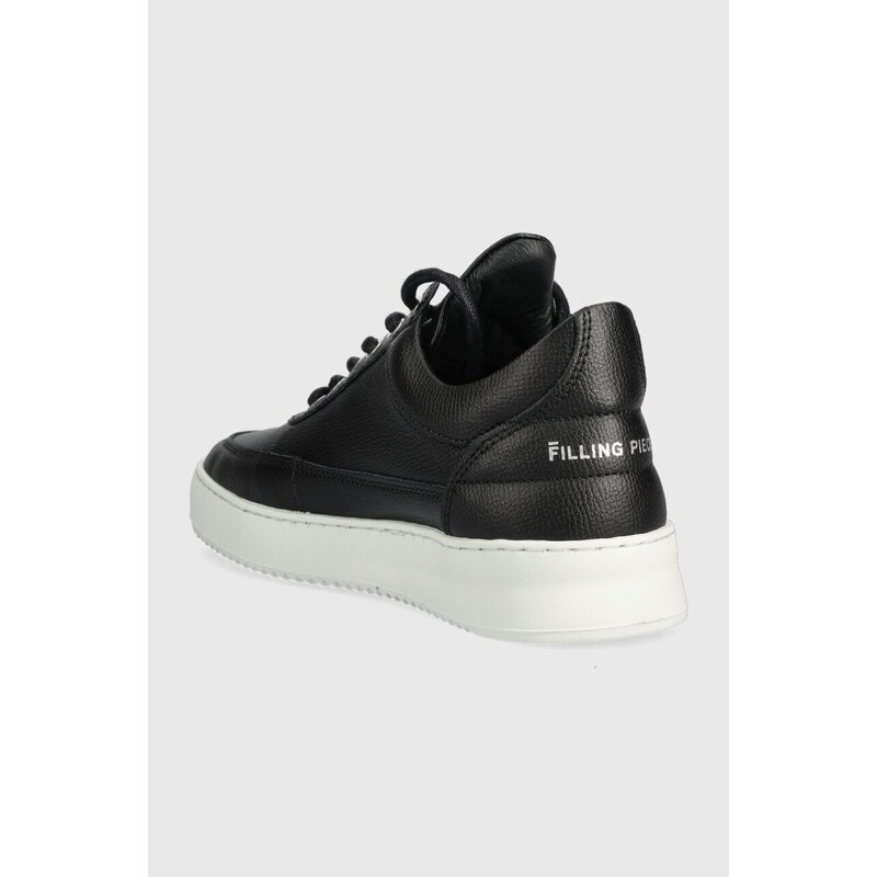 Kožené sneakers boty Filling Pieces Low Top Crumbs černá barva, 10127541861