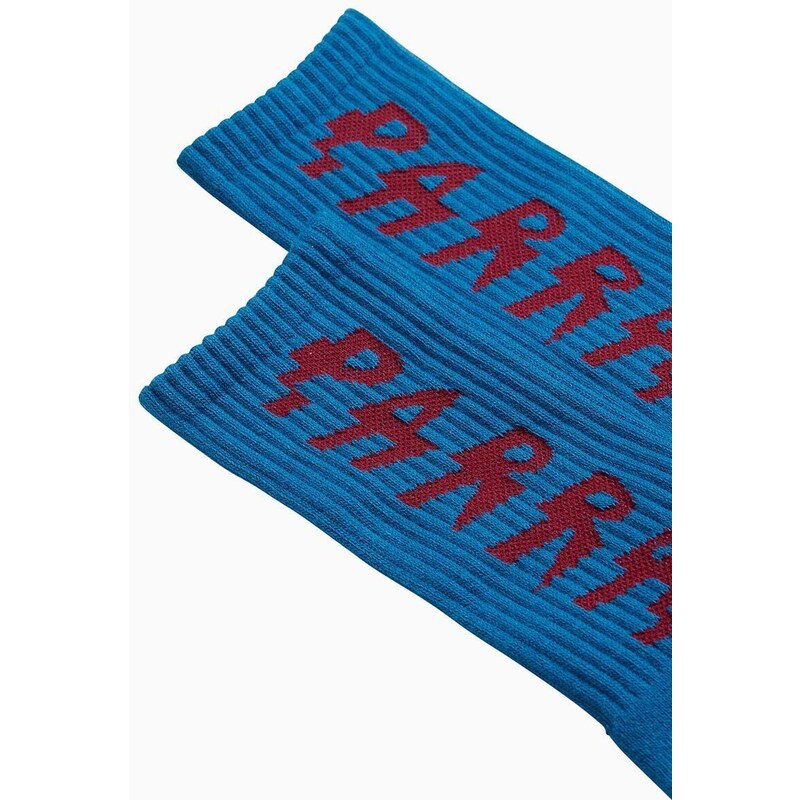 Ponožky by Parra Shocker Logo Crew 49250.GREEKBLUE-GREEK.BLUE