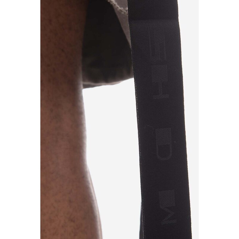 Kraťasy Rick Owens Knit pánské, hnědá barva, DU01C6374.RIG.DUST-BLACK
