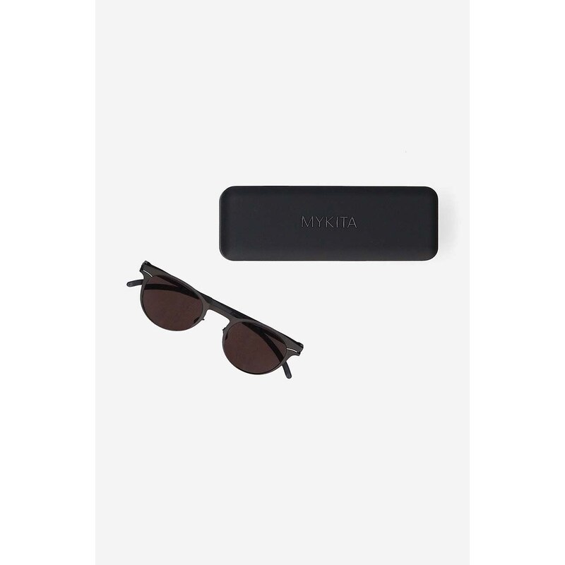 Sluneční brýle Mykita Riley pánské, černá barva, 10079873.BLACK-BLACK