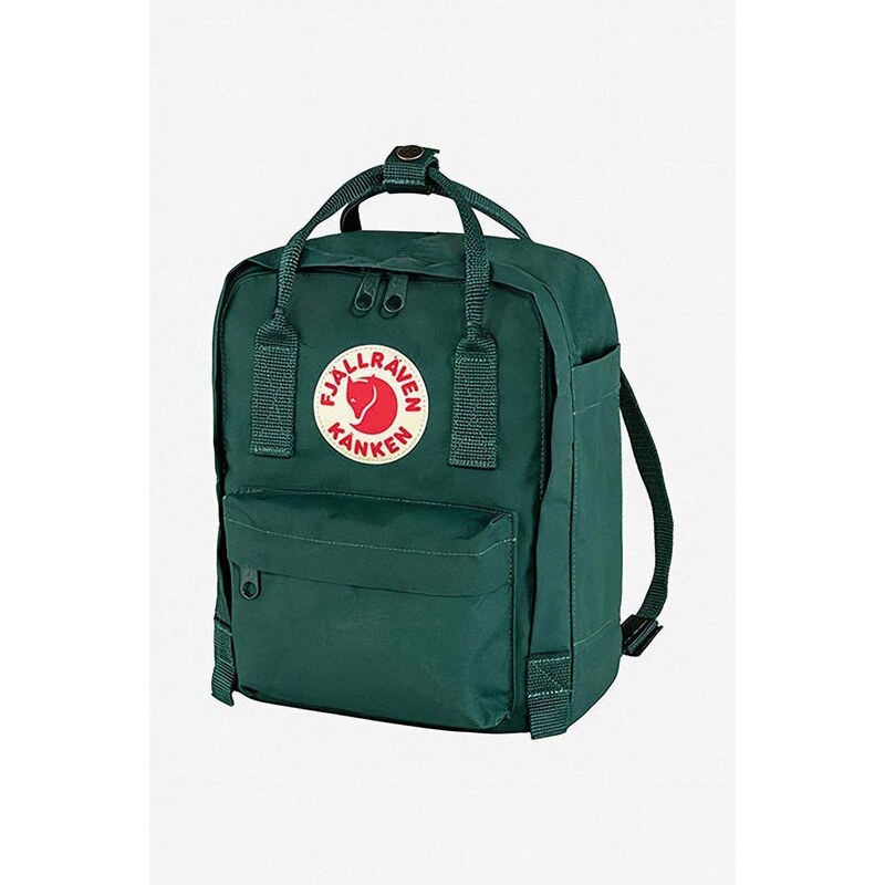 Batoh Fjallraven zelená barva, malý, vzorovaný, F23561.667-667