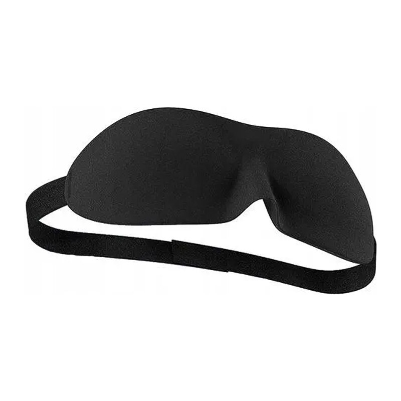 Maska na spaní pro prodloužené řasy - černá - 1 kus
