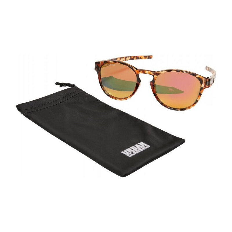 URBAN CLASSICS 106 Sunglasses UC - brown leo/orange