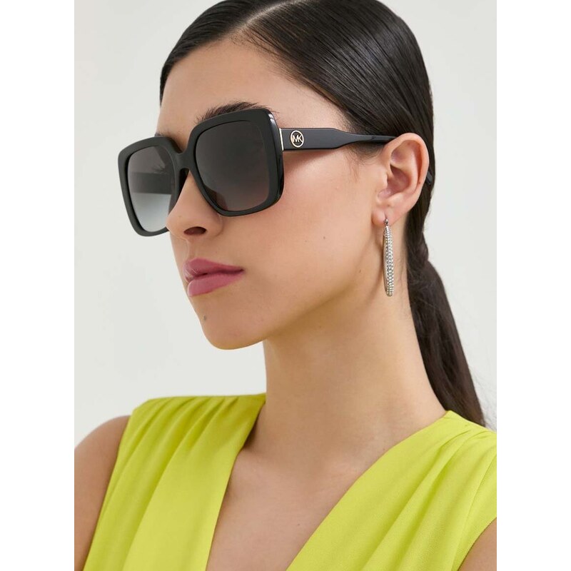 Sluneční brýle Michael Kors MALLORCA dámské, černá barva, 0MK2183U