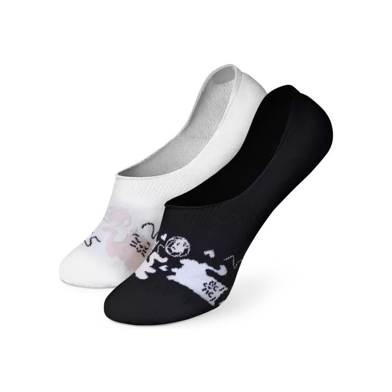 Veselé extra nízké ponožky Dedoles Ospalé kočky (D-U-SC-NSS-C-C-1380)