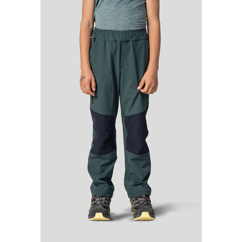 Dětské softshellové kalhoty Hannah LUIGI JR green gables/anthracite