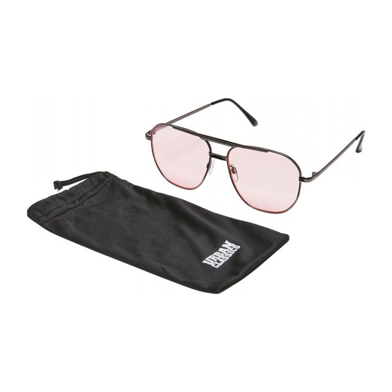 Sluneční brýle Urban Classics Sunglasses Manila - gunmetal/palepink