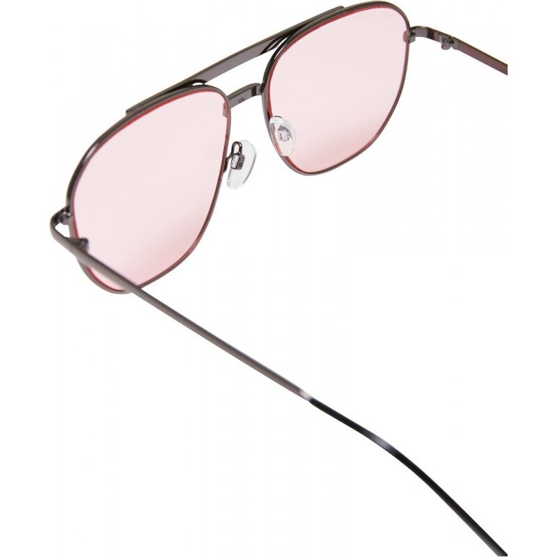 Sluneční brýle Urban Classics Sunglasses Manila - gunmetal/palepink