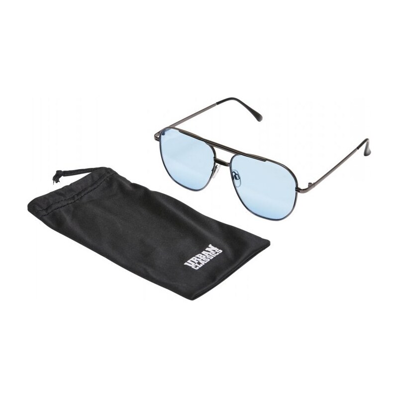 URBAN CLASSICS Sunglasses Manila - gunmetal/batikblue