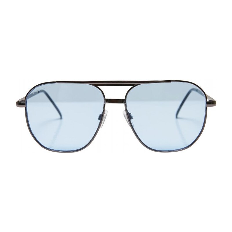 URBAN CLASSICS Sunglasses Manila - gunmetal/batikblue