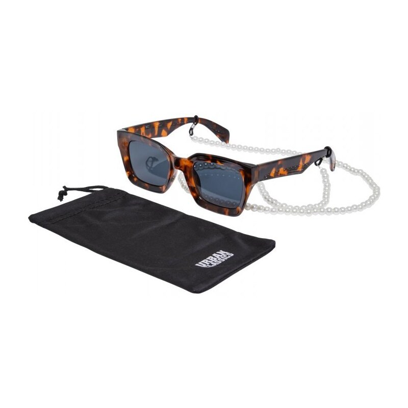 URBAN CLASSICS Sunglasses Poros With Chain - amber