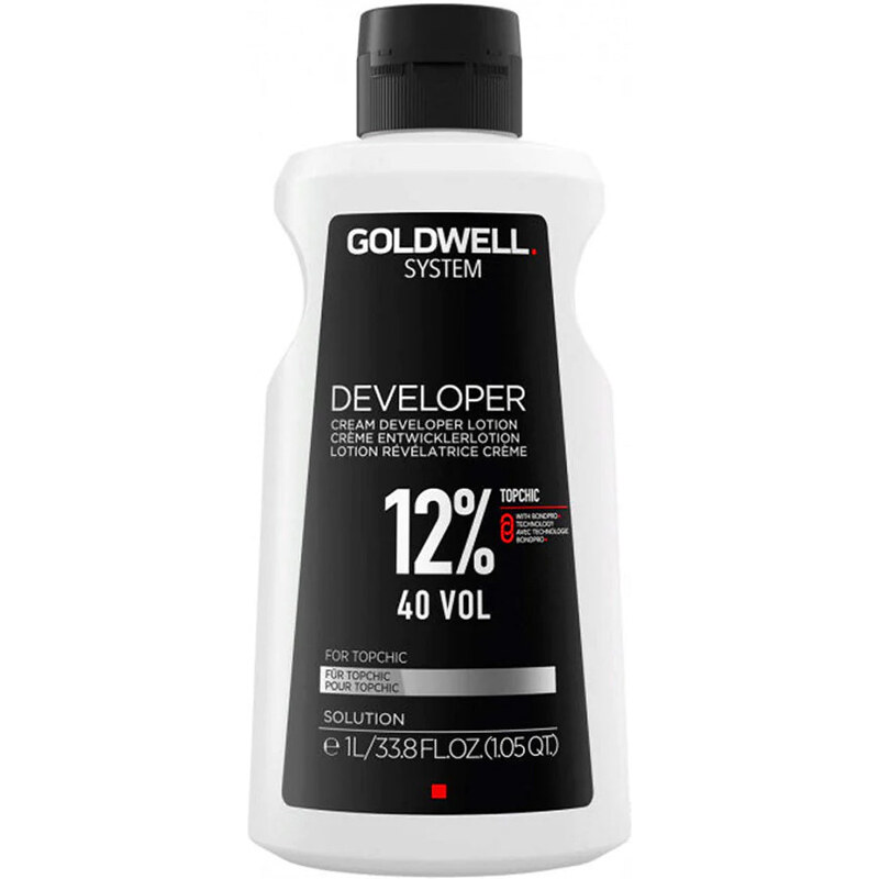 GOLDWELL Developer Lotion 12% pro barvící systém Topchic 1000 ml