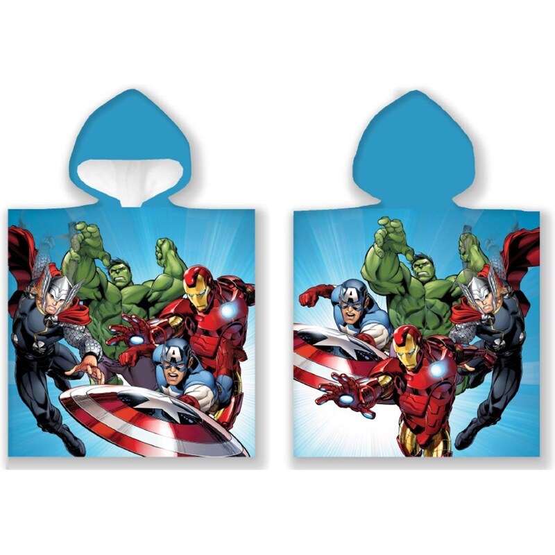 Carbotex Dětské pončo 50x110 cm - Avengers Super Heroes